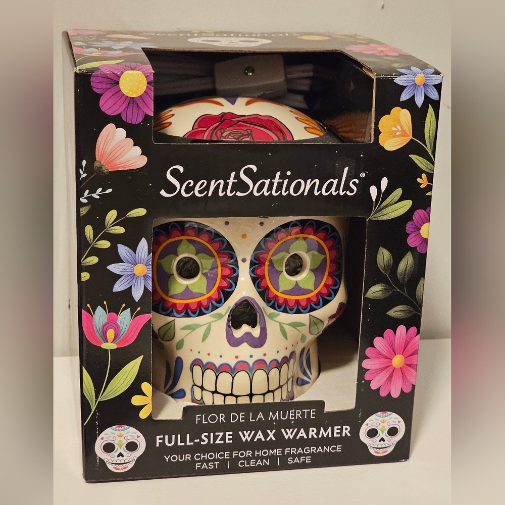 ScentSationals Full Size Sugar Skull Wax Warmer